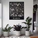 Drewniany obraz miasta - Kraków 3D | LosokaWood.com