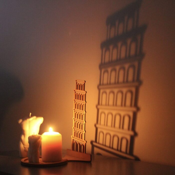 Zestaw świec zapachowych "Włochy" z podstawką | LosokaWood.com
