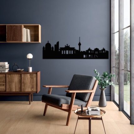 Skyline "Berlin" - dekoracja do domu lub biura | LosokaWood.com