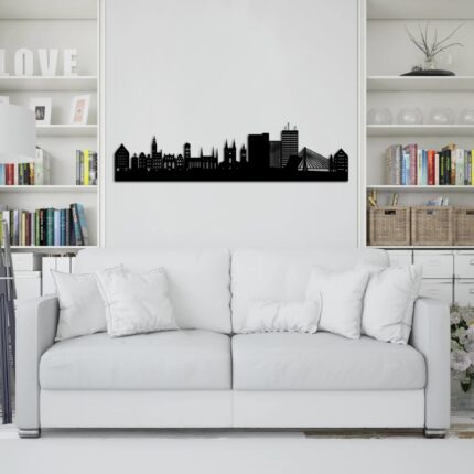 Skyline „Gdańsk” - nowoczesny obraz | LosokaWood.com
