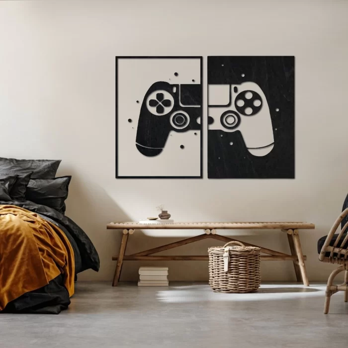 Drewniany obraz "Game" - dla fanów gier | LosokaWood.com